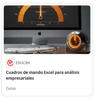 Cuadros de mando Excel para análisis empresariales — EDUCBA