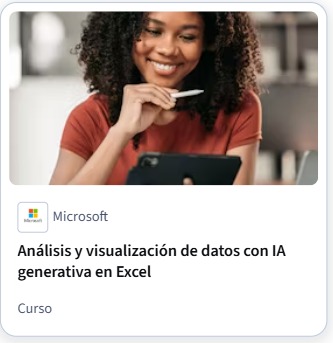 Análisis y visualización de datos con IA generativa en Excel — Microsoft
